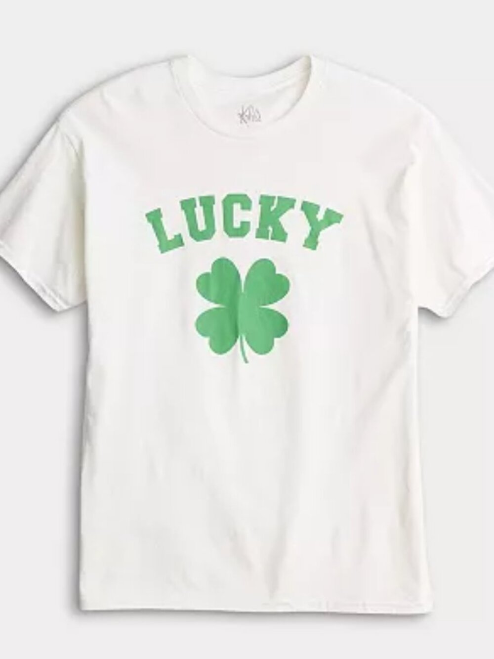 Men's St. Patty's Lucky Graphic Tee, Size: Large, White